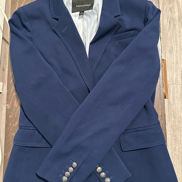 Banana Republic Blue Academy Blazer - Picture 6 of 8